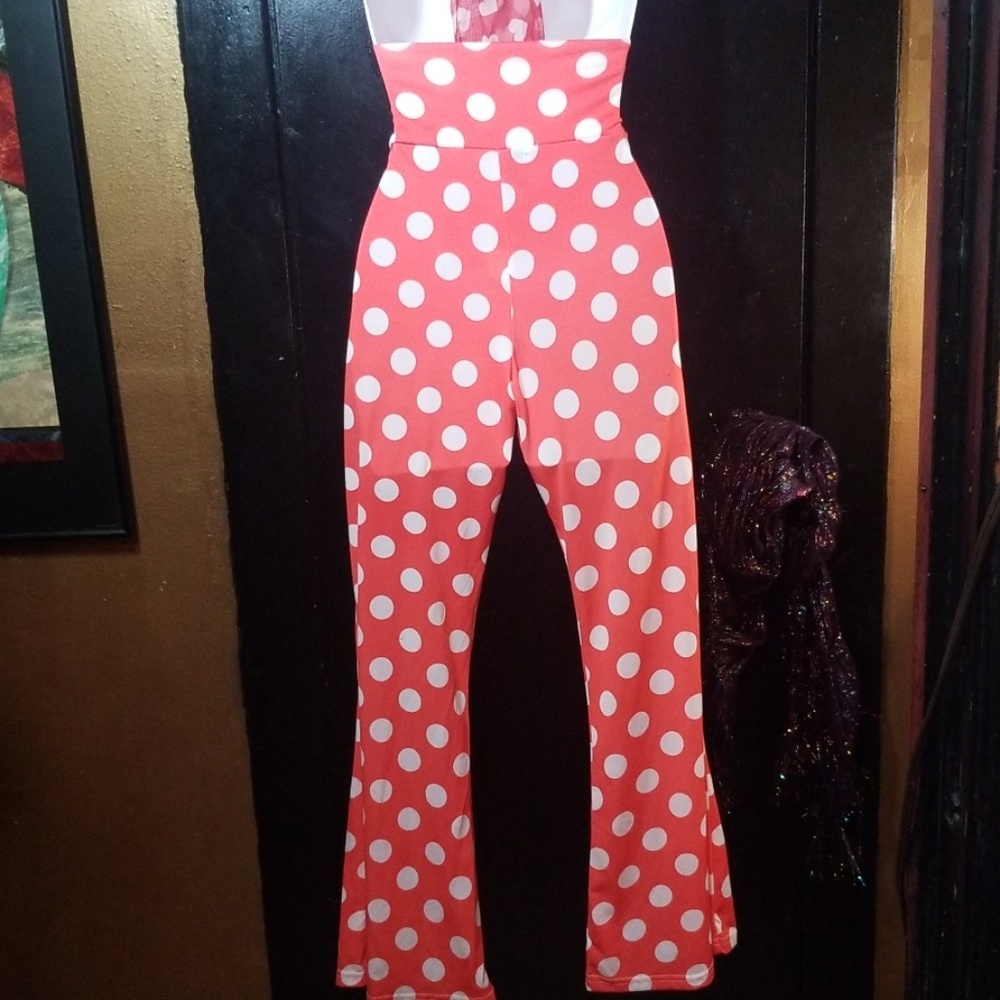 Polka dots wide leg pants - Picture 4 of 8